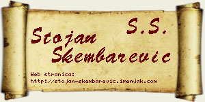 Stojan Škembarević vizit kartica